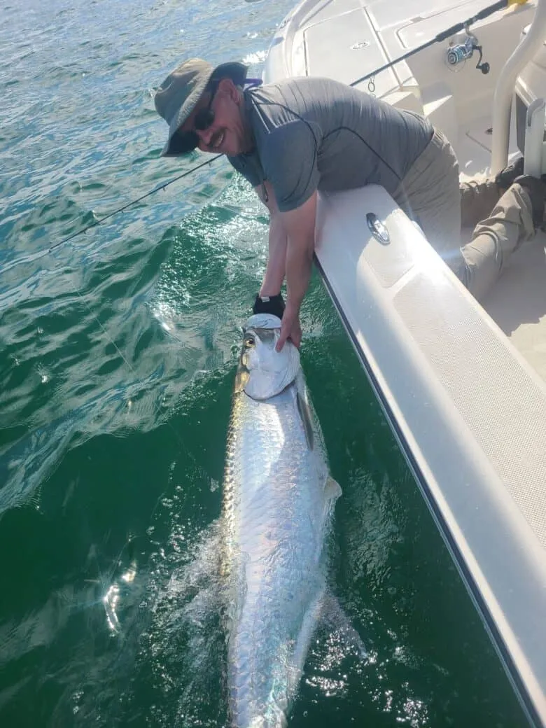 Tarpon fishing along Florida’s Gulf Coast beaches